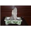 Image 2 : VINTAGE CELADON PORCELAIN VASE W/SCHOLARS ROCK