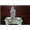 Image 4 : VINTAGE CELADON PORCELAIN VASE W/SCHOLARS ROCK