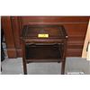 Image 1 : VINTAGE CHINESE HARDWOOD SIDE TABLE W/1 SHELF