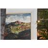 Image 2 : FRAMED OIL ON CANVAS, MOUNTAIN VIEW; SIGNED RUDOLPH (41 1/2" X 41 1/2")