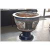 Image 4 : LARGE CHINESE 4 SEASON SHIWAN PLANTER W/STAND (34" X 32 1/2")