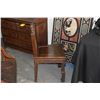 Image 5 : CHINESE CARVED DESK CHAIR