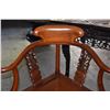 Image 3 : CHINESE HUALI CORNER CHAIR W/JADE CHINESE ACCENTS