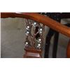 Image 4 : CHINESE HUALI CORNER CHAIR W/JADE CHINESE ACCENTS