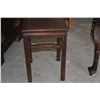 Image 1 : CLASSIC CHINESE HARDWOOD STOOL (13" X 13" X 20")