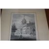 Image 1 : FRAMED ETCHING, MERCHANT BUILDING, NY (10" X 12 1/2")