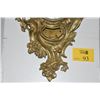 Image 4 : FRENCH BRONZE GILT WALL CLOCK, JOSEPHE DELAAN-A PARIS (13" X 23")