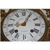 Image 5 : FRENCH BRONZE GILT WALL CLOCK, JOSEPHE DELAAN-A PARIS (13" X 23")
