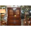 Image 1 : ANTIQUE AMERICAN 19TH CENTURY EASTLAKE STYLE MAHOGANY SECRETARY W/A SMALL BOOKCASE, A DROP FRONT ENC