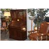 Image 2 : ANTIQUE AMERICAN 19TH CENTURY EASTLAKE STYLE MAHOGANY SECRETARY W/A SMALL BOOKCASE, A DROP FRONT ENC