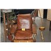 Image 1 : KOA, HORN & LEATHER CHAIR FROM PARKER RANCH