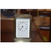 Image 1 : FRENCH BRASS CARRIAGE CLOCK, MOSER