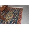 Image 2 : ORIENTAL RED/BLUE WOOL CARPET (54" X 79")