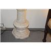 Image 4 : WHITE MARBLE PEDESTALS (PAIR)