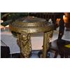 Image 3 : PAIR GILT GOLD & CARVED WOOD PLANT STANDS (45") (PAIR)