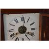 Image 6 : ANTIQUE WOODEN CASE WALL CLOCK W/BIRD MOTIF (15 1/2" X 26")