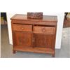 Image 4 : CHINESE ROSEWOOD CABINET W/2 DRAWERS & 2 DOORS (36" X 15" X 32")