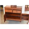 Image 5 : CHINESE ROSEWOOD CABINET W/2 DRAWERS & 2 DOORS (36" X 15" X 32")