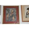 Image 2 : FRAMED THAI POLYCHROME PAINTING OF RAMA FIGURES (18" X 21 1/2")