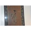 Image 2 : FRAMED JAPANESE SCROLL PAINTING, DANCING FIGURE (14 3/4" X 32")