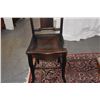 Image 2 : ANTIQUE CHINESE BLACKWOOD CHAIR W/LONG LIFE CARVING