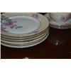 Image 2 : CHINA PLATES, CUPS, SAUCERS, CREAMER & SUGAR (17 PCS)