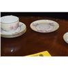 Image 3 : CHINA PLATES, CUPS, SAUCERS, CREAMER & SUGAR (17 PCS)