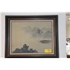 Image 1 : FRAMED PRINT ON CANVAS; DAVID LEE '78 (36 1/4" X 30 1/4")