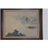 Image 2 : FRAMED PRINT ON CANVAS; DAVID LEE '78 (36 1/4" X 30 1/4")
