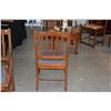 Image 8 : VINTAGE WOOD CHAIRS (2 ARM & 3 SIDE) (5 PCS)