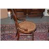 Image 3 : VINTAGE WOOD SIDE CHAIR W/CANE SEAT