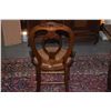 Image 4 : VINTAGE WOOD SIDE CHAIR W/CANE SEAT