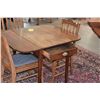 Image 6 : WOOD GATE LEG TABLE (32 1/2" X 39" 29")