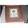 Image 2 : FRAMED PRINTS, PALM TREES (4 PCS)