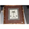 Image 4 : FRAMED PRINTS, PALM TREES (4 PCS)