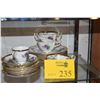 Image 1 : ROYAL CHELSEA FINE BONE CHINA CUPS, SAUCERS & PLATES (20 PCS)