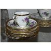 Image 3 : ROYAL CHELSEA FINE BONE CHINA CUPS, SAUCERS & PLATES (20 PCS)