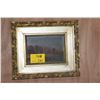 Image 1 : FRAMED LANDSCAPE PAINTING ON TIN (19 1/2" X 16 1/2")