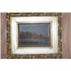 Image 2 : FRAMED LANDSCAPE PAINTING ON TIN (19 1/2" X 16 1/2")