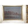 Image 3 : FRAMED LANDSCAPE PAINTING ON TIN (19 1/2" X 16 1/2")