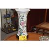 Image 1 : CHINESE FAMILI ROSE "GU" BEAKER VASE; SIGNED (DOES NOT INCLUDE FLOWERS OR STAND)
