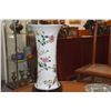 Image 3 : CHINESE FAMILI ROSE "GU" BEAKER VASE; SIGNED (DOES NOT INCLUDE FLOWERS OR STAND)