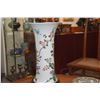 Image 5 : CHINESE FAMILI ROSE "GU" BEAKER VASE; SIGNED (DOES NOT INCLUDE FLOWERS OR STAND)