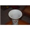 Image 6 : CHINESE FAMILI ROSE "GU" BEAKER VASE; SIGNED (DOES NOT INCLUDE FLOWERS OR STAND)