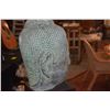 Image 5 : THAI CAST BUDDHA HEAD ON DISPLAY STAND (22")