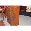 Image 4 : TEAK STORAGE CABINET W/5 DRAWERS & 2 DOORS (22" X 22" X 40")