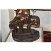 Image 3 : PAIR BRONZED WINGED PUTTI W/MUSICAL INSTRUMENTS (20" X 13") (PAIR)