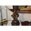 Image 6 : PAIR BRONZED WINGED PUTTI W/MUSICAL INSTRUMENTS (20" X 13") (PAIR)