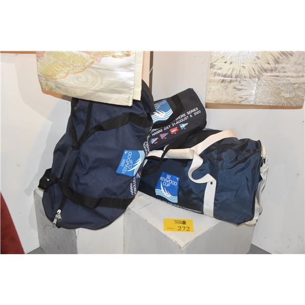 1992 & 2000 KENWOOD CUP DUFFLE BAGS (3 PCS)