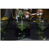 Image 2 : ETCHED GREEN STEMWARE (6 PCS)